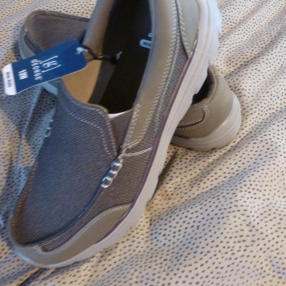 George Other - Men's Wide Sz12 George Slip on Lightweight comfort sneakers with memory foam